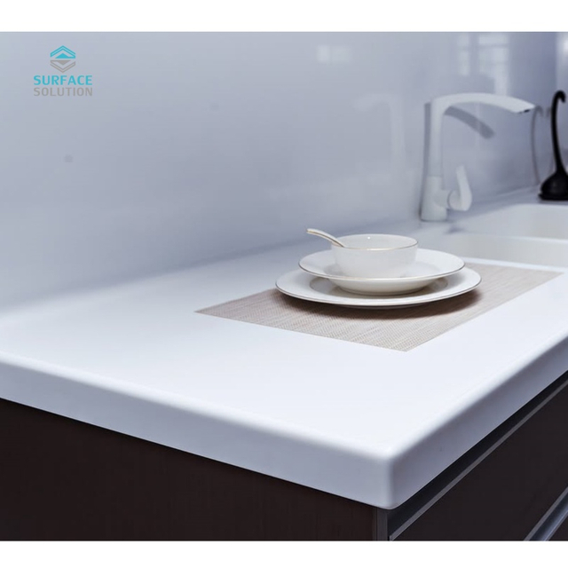 Wholesale Manufacture 12mm Price Engineered Stone Artificial Stone 100% Pure Acrylic Solid Surface Sheet for Countertops