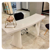 Hotel Custom Recption Desk Artificial Stone Sheet Colors Solid Surface Big Slabs 
