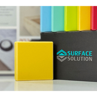 Pure acrylic solid surface 12mm thickness pure white colorsartificial Solid Surface stone Sheet 