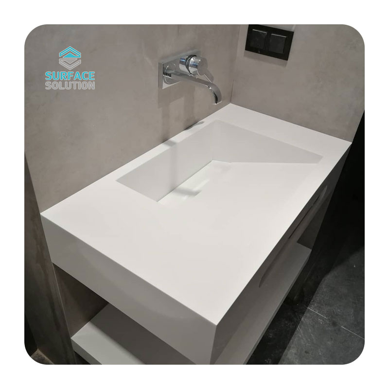 corian vanity tops with integral sink
