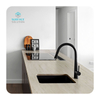 solid surface sink and countertop