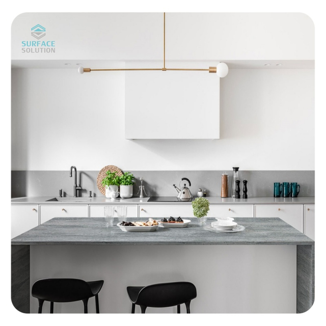 Customization 6mm 12mm 30mm Thickness Artificial Stone Solid Surface Artificial Marble Countertops 