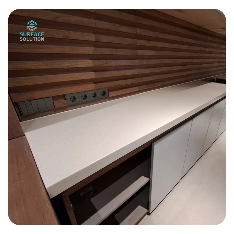 Factory Supplier Pure Acrylic Solid Surface 12mm Artificial Marble Countertops Top Artificial Marble Kitchen Countertop Materials 