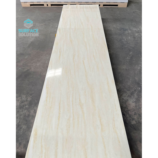 Wholesaler Customizable 3660x760x12mm Pattern Acrylic Solid Surface Kitchen Top Panel