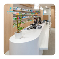 cashier desk stone panel