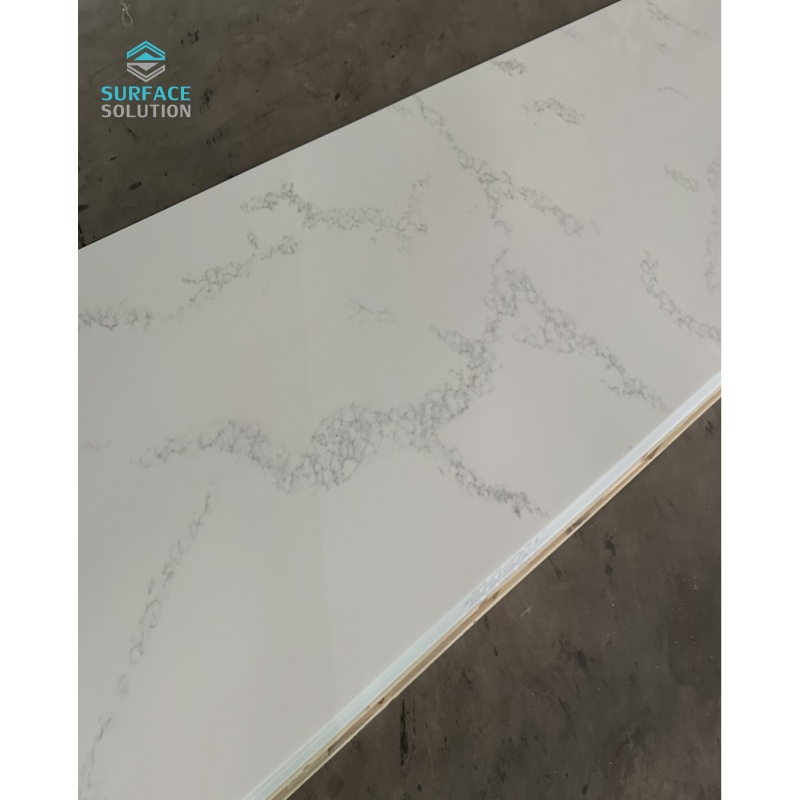High Quality Wholesaler Table Top Slab Calacatta White Gold Artificial Stone Marble For Kitchen Counter Top 