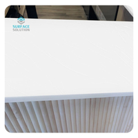 Various Colors 3660*760*12mm Artificial Stone Marble Big Slab Acrylic Solid Surface Sheet 