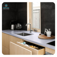Customization 6mm 12mm 30mm Thickness Artificial Stone Solid Surface Artificial Marble Countertops 