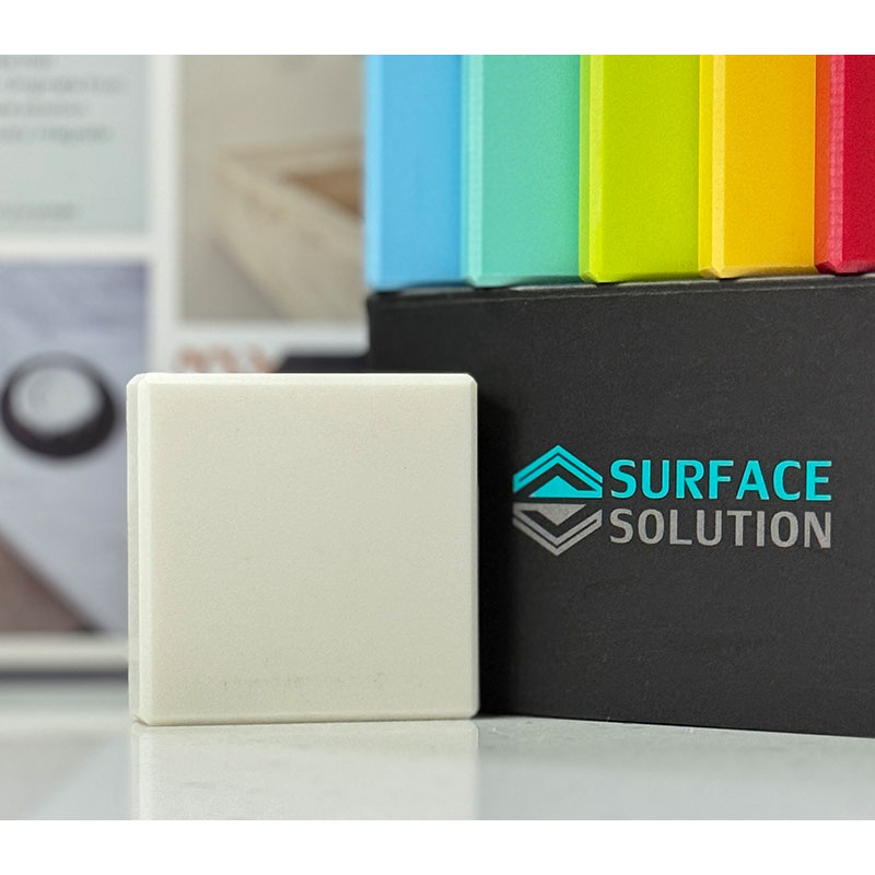 Pure acrylic solid surface 12mm thickness pure white colorsartificial Solid Surface stone Sheet 
