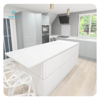 Various Colors 3660*760*12mm Artificial Stone Marble Big Slab Acrylic Solid Surface Sheet 