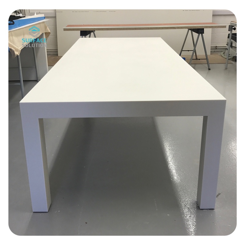Best Material Acrylic Solid Surface Sheet 12mm thickness artificial marble table tops kitchen countertops