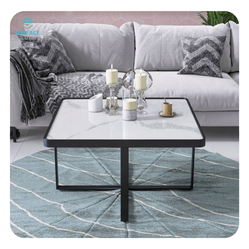 Artificial Stone Professional Calacatta White Marble Stone Artificial Stone Slab Countertop 