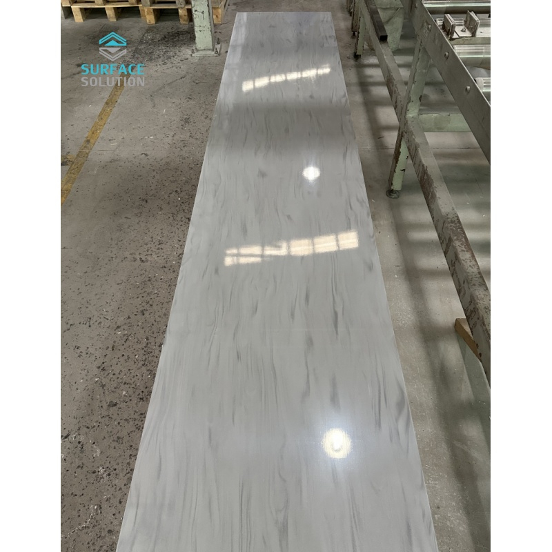 Best 12mm 100% pure modified solid surface acrylic stone sheets made in china 