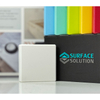 Pure acrylic solid surface 12mm thickness pure white colorsartificial Solid Surface stone Sheet 