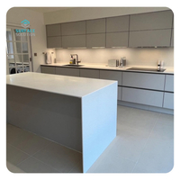 Various Colors 3660*760*12mm Artificial Stone Marble Big Slab Acrylic Solid Surface Sheet 