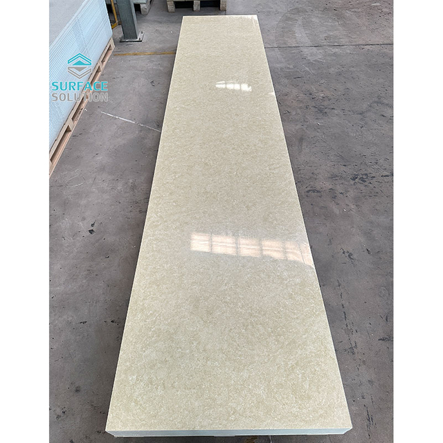 Panneau à motifs décoratifs avec un mur de surface solide composite en acrylique Mur de caractéristique moderne pour les espaces maison et commerciaux